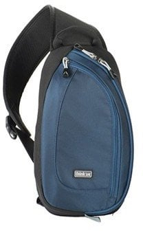 Çantë shpine/shpatulle për kamerë Think Tank TurnStyle 5 V2.0, për kamera mirrorless, tablet deri 8", blu me të zezë