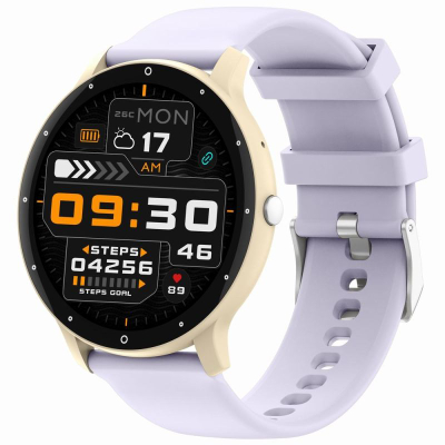 Orë e zgjuar Gravity GT1-8 PRO, ekran 1.39", Bluetooth 5.2, bezhë