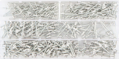 Set nitna blind Neo, alumini, 400 copë, argjendtë
