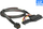 Kabllo Delock SFF-8643 në SFF-8639 me SATA 15 pin, 0.5m, i zi