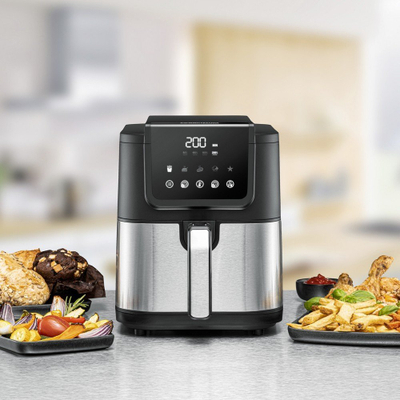 Fritezë me ajër të nxehtë Rommelsbacher FRH 1500 XL, 1500W, 3.5L, e zezë