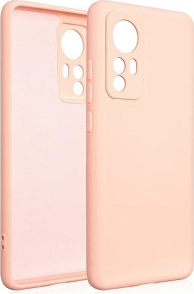 Maskë telefoni Beline Silicone për Xiaomi Redmi 12, silikon i butë e fleksibël, rozë