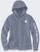 Bluzë me kapuç Carhartt Clarksburg Logo për goca, fleece, XS, gri me të bardhë