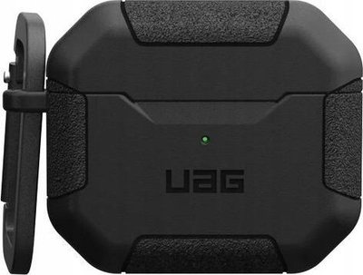 Etui mbrojtës Urban Armor Gear Scout për AirPods 3, TPU, rezistent ndaj goditjeve, i zi