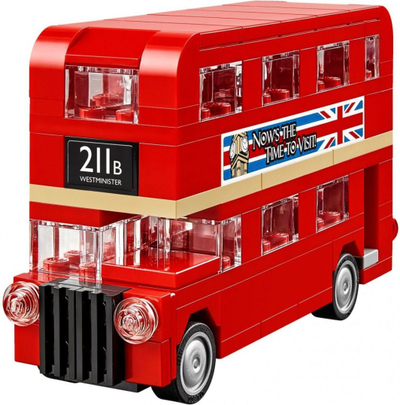 Set ndërtimi LEGO Creator London Bus 40220, 118 pjesë, i kuq