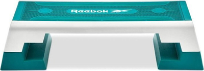Stepper fitness Reebok Step Teal, lartësi e rregullueshme, kundër rrëshqitjes, ngjyrë teal