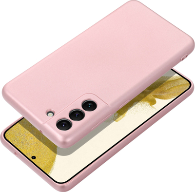 Këllëf telefoni Forcell Metallic për Samsung Galaxy A52 A52s, mbrojtës, rozë metalike