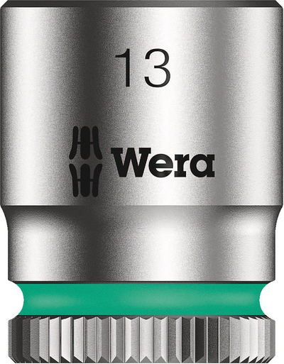 Kapak çeliku Wera 8790 HMA Zyklop, 1/4", gjashtëkëndor 12 mm, argjendtë
