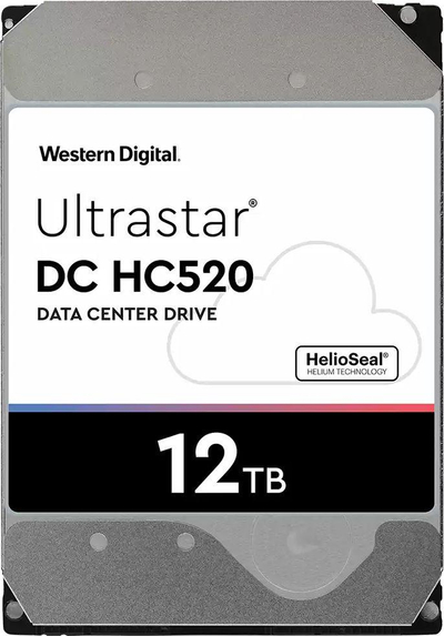 Disk për server WD Ultrastar DC HC520, 12TB 3.5'' SATA III (6Gb/s)