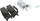 Konektor rrjeti InLine Cat.6A RJ45, i blindum, set me 3 pjesë, 100 copë, i zi