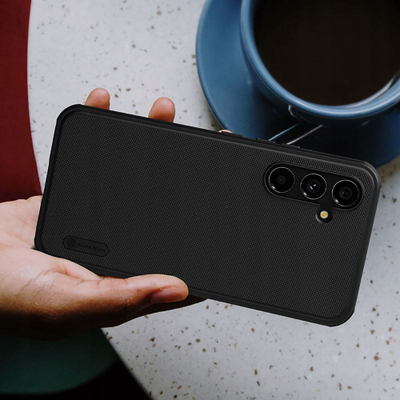 Kapak telefoni Nillkin Super Frosted, për Samsung Galaxy A34 5G, plastike, i zi