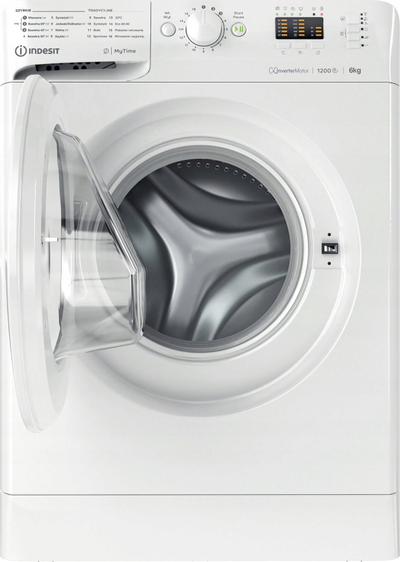 Машина за перење Indesit MTWSA 61294 W PL, 6kg, 1200rpm, бела