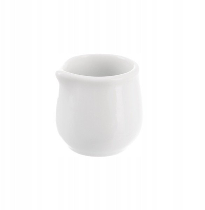 Kandari për qumësht Orion MONA, porcelan, 40 ml, i bardhë