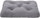 Shtrat për qen MIMIKO Shaggy Bed XL, 85x65cm, antirrëshqitës, gri