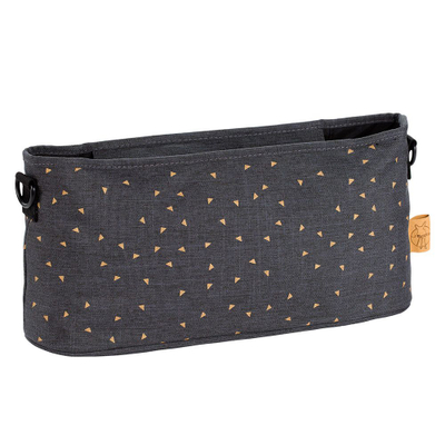 Çantë organizuese karroce Lässig Buggy Organizer Casual Triangle, me ndarje të brendshme, gri e errët