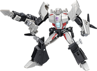 Figurë aksioni Transformers Earthspark Warrior Class Megatron, 12.5 cm, gri me të zezë
