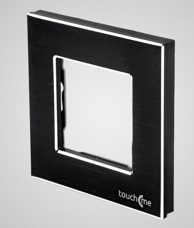Kornizë elektrike Touchme TM628B, njëfishe, alumin, e zezë