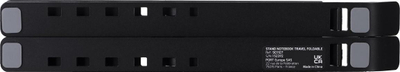 Mbajtës laptopi Port Designs Black 901107, 10"-15.6", i rregullueshëm, argjendtë