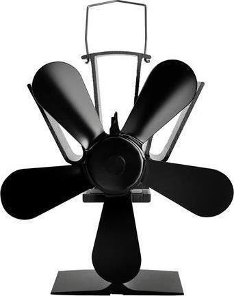 Ventilator oxhaku pa drita, me 5 helika, metal, i zi