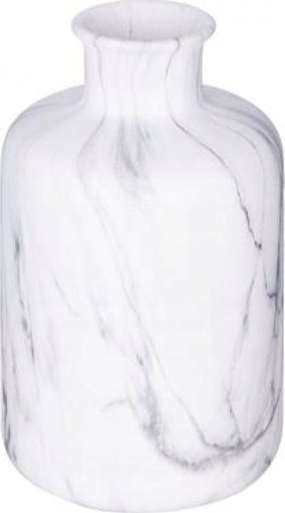 Vazo dekorative Atmosphera Marble Vase Suite 54, 18cm, dolomit, e bardhë