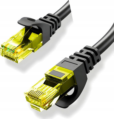 Мрежен кабел LAN Cat6 UTP, RJ45, 30m, црн