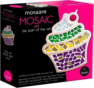 Креативен мозаик сет Roter Kafer Mosaic Cake, мотив благо, за деца, повеќебоен