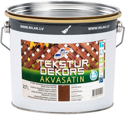 Bojë dekorative TeksturDekor Brown, me teksturë, 2.7L, kafe