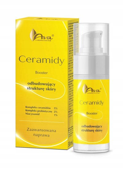 Serum fytyre Ava Ceramides Booster, rigjenerues, 30ml, i tejdukshëm