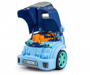 Set mekanik lodër Milly Mally N-gine, me drita dhe zë, blu