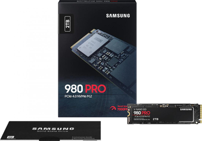 Disk SSD Samsung 980 PRO, 2 TB, M.2 PCI-E x4, Gen4 (MZ-V8P2T0BW)