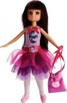 Kukull Finebooks Lottie Ballet Class, 18cm, për fëmijë 3+, rozë