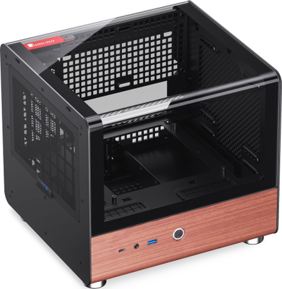 Kuti kompjuterike Jonsbo TK-0 Mini ITX, xham i temperuar, kompakte, e zezë