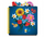 Fletore LEGO Botanicals Tab Notebook, 192 faqe me pika, format katror, blu