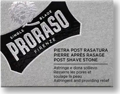 Камен по бричење Proraso Alum Block, камен по бричење, проѕирен