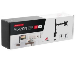 Mbajtëse muri Maclean për monitorë MC-690, 13-27 inç, e zezë