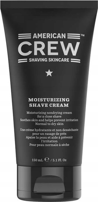 Крем за бричење American Crew Moisturizing Shave Cream, 150ml, за нормална до густа брада
