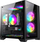 Kornizë PC GameMax Infinity Mini, Mini ITX Flex ATX, xham i temperum, e bardhë