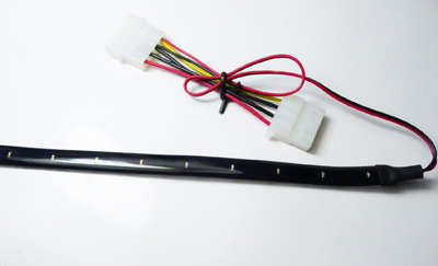 Shirita LED Lamptron Flexlight PRO, 200mm, 12 dioda, molex 4-pin, e bardhë