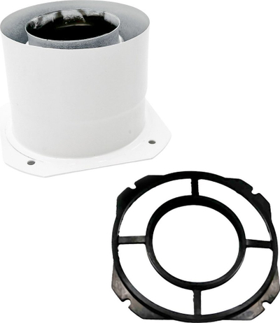Adapter ventilimi Immergas SpiroFlex 60/100, plastik, i bardhë