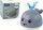 Lodër uji Leantoys Whale, balenë spërkatëse, gri