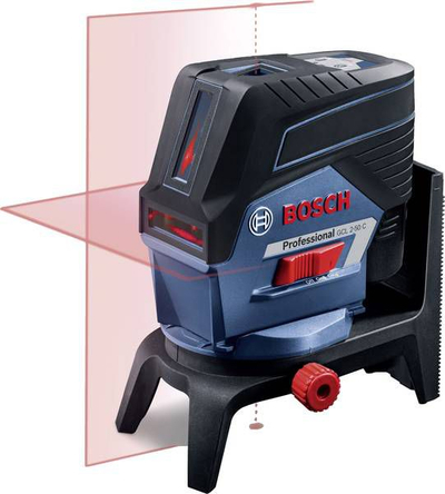 Lazer kryq Bosch GCL 2-50 C me vijë të kuqe, 20 m