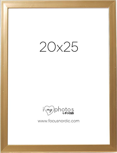 Kornizë fotografie Focus Pop Gold, 20x25cm, plastike, ngjyrë ari