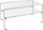 Raft organizues kuzhine Metaltex Sky, set 2 copë, 47x23x26 cm, argjend