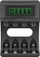 Karikues baterish Qoltec Charger, Ni-MH Ni-Cd AA AAA, 1800mA, i zi