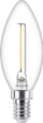 Llambë LED Philips Classic Candle E14 B35, 1.4W, transparente