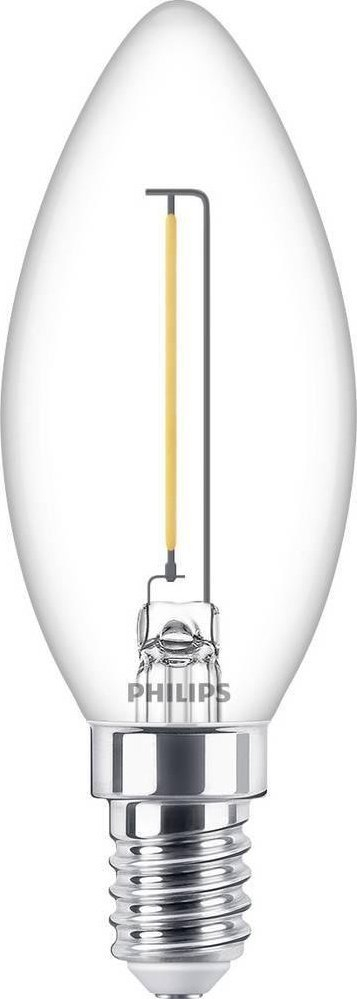 Llambë LED Philips Classic Candle E14 B35, 1.4W, transparente
