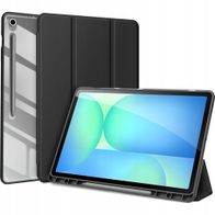 Futrollë tablet Dux Ducis Toby për Samsung Tab S10 FE Plus, me mbajtëse stylus, e zezë