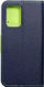 Këllëf telefoni Fancy Book për Xiaomi Redmi 10, tip portofol, me magnet, blu navy me jeshile