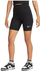 Shorc bikesh për goca Nike Sportswear Classics, bel i lartë, elastik, të zeza