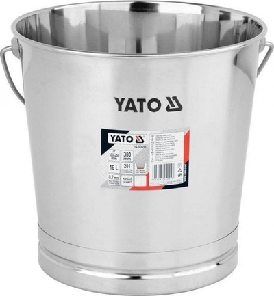 Kovë inoksi Yato, 18L, çelik inox, ngjyrë argjendi